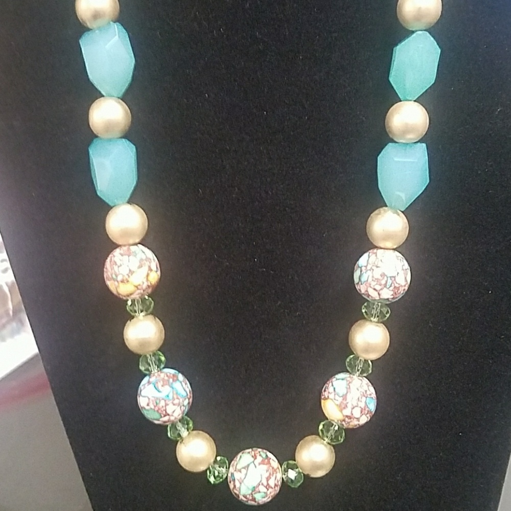 Upcycled handmade necklace